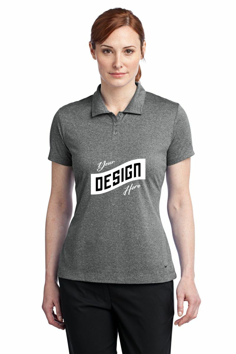  DISCONTINUED  Nike Ladies Dri-FIT Heather Polo