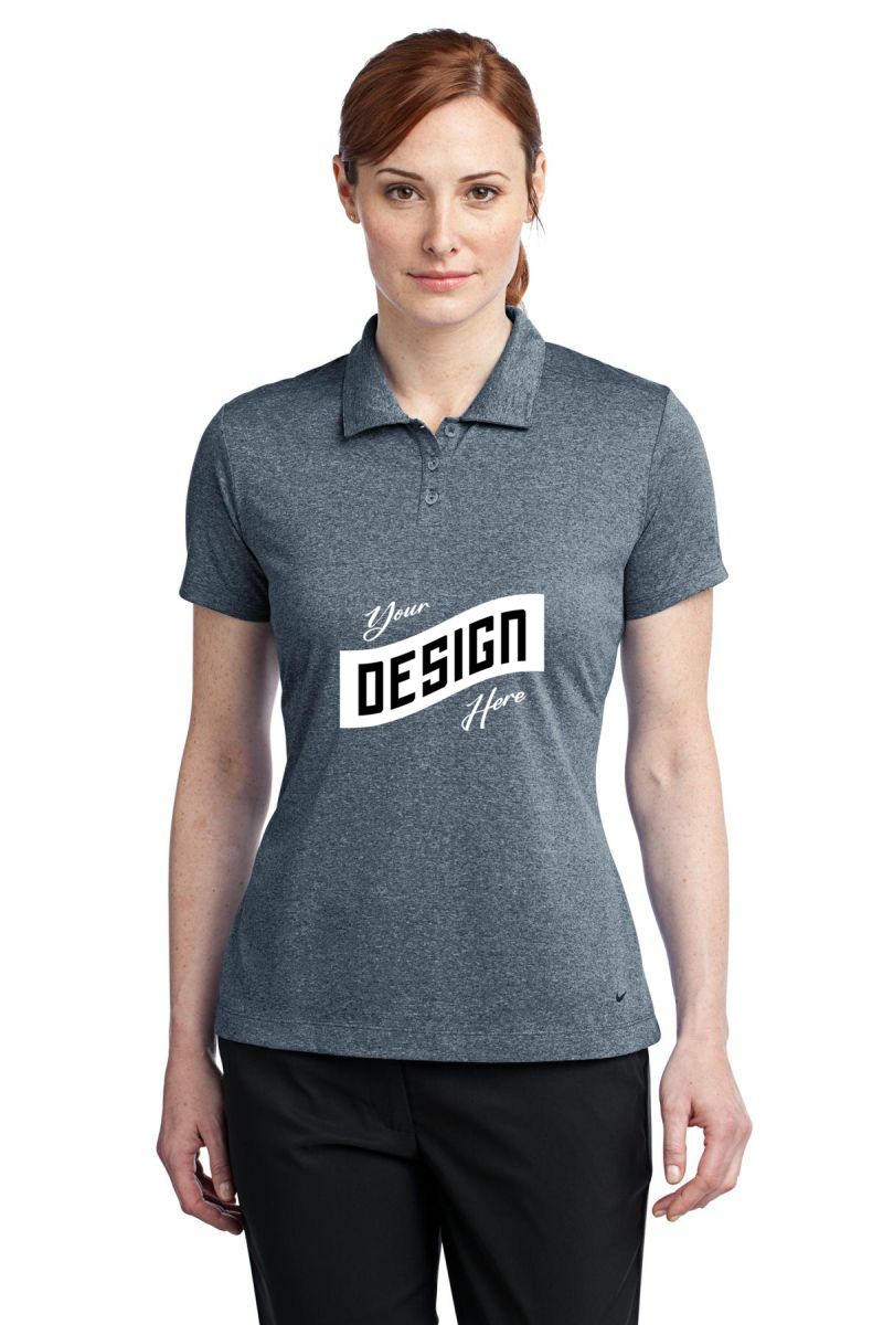  DISCONTINUED  Nike Ladies Dri-FIT Heather Polo