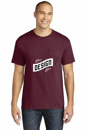 Gildan ® Heavy Cotton 100% Cotton Pocket T-Shirt
