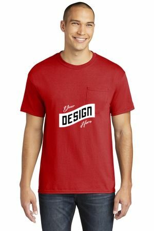 Gildan ® Heavy Cotton 100% Cotton Pocket T-Shirt