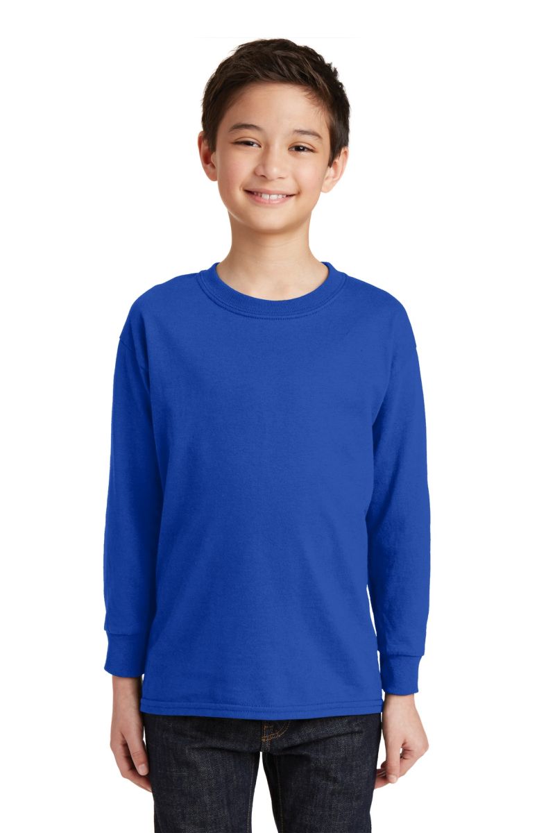 Gildan ®  Youth Heavy Cotton ™  100% Cotton Long Sleeve T-Shirt