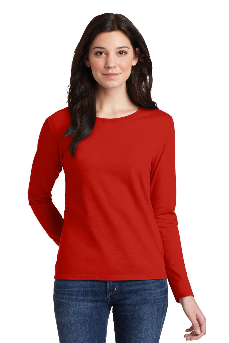 Gildan ®  Ladies Heavy Cotton ™  100% Cotton Long Sleeve T-Shirt