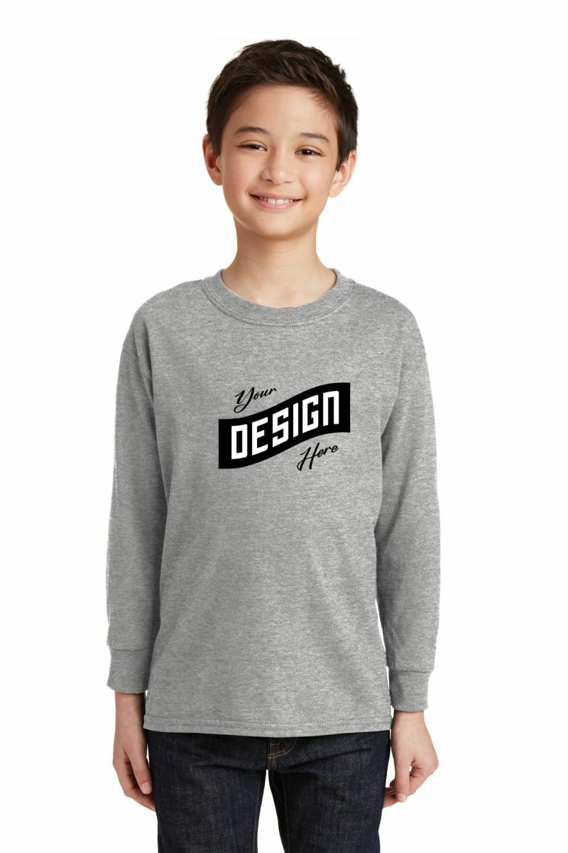 Gildan ® Youth Heavy Cotton 100% Cotton Long Sleeve T-Shirt