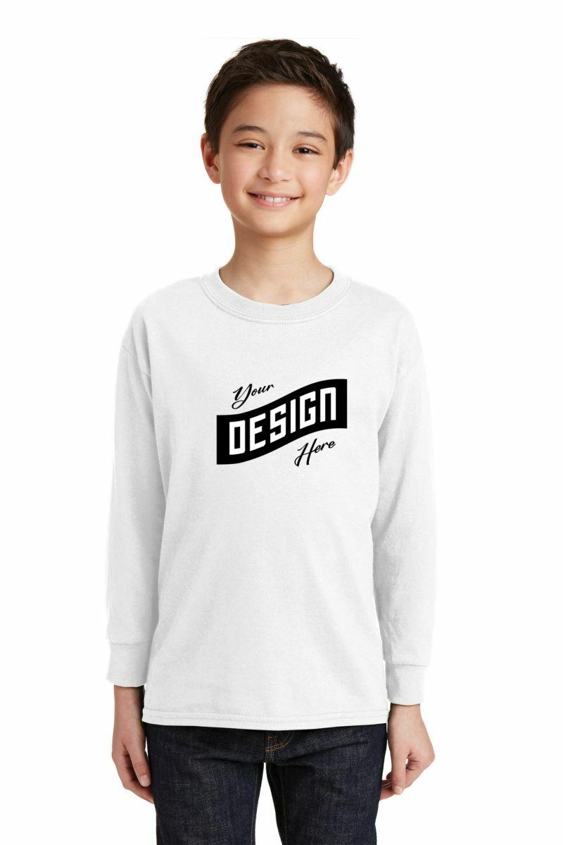 Gildan ® Youth Heavy Cotton 100% Cotton Long Sleeve T-Shirt