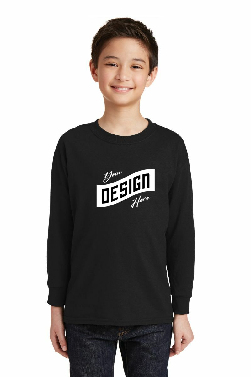 Gildan ® Youth Heavy Cotton 100% Cotton Long Sleeve T-Shirt