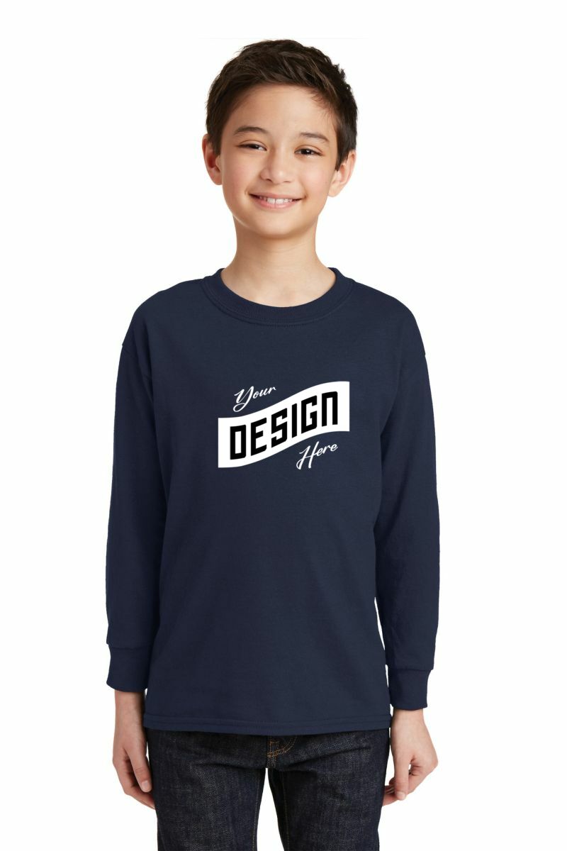 Gildan ® Youth Heavy Cotton 100% Cotton Long Sleeve T-Shirt