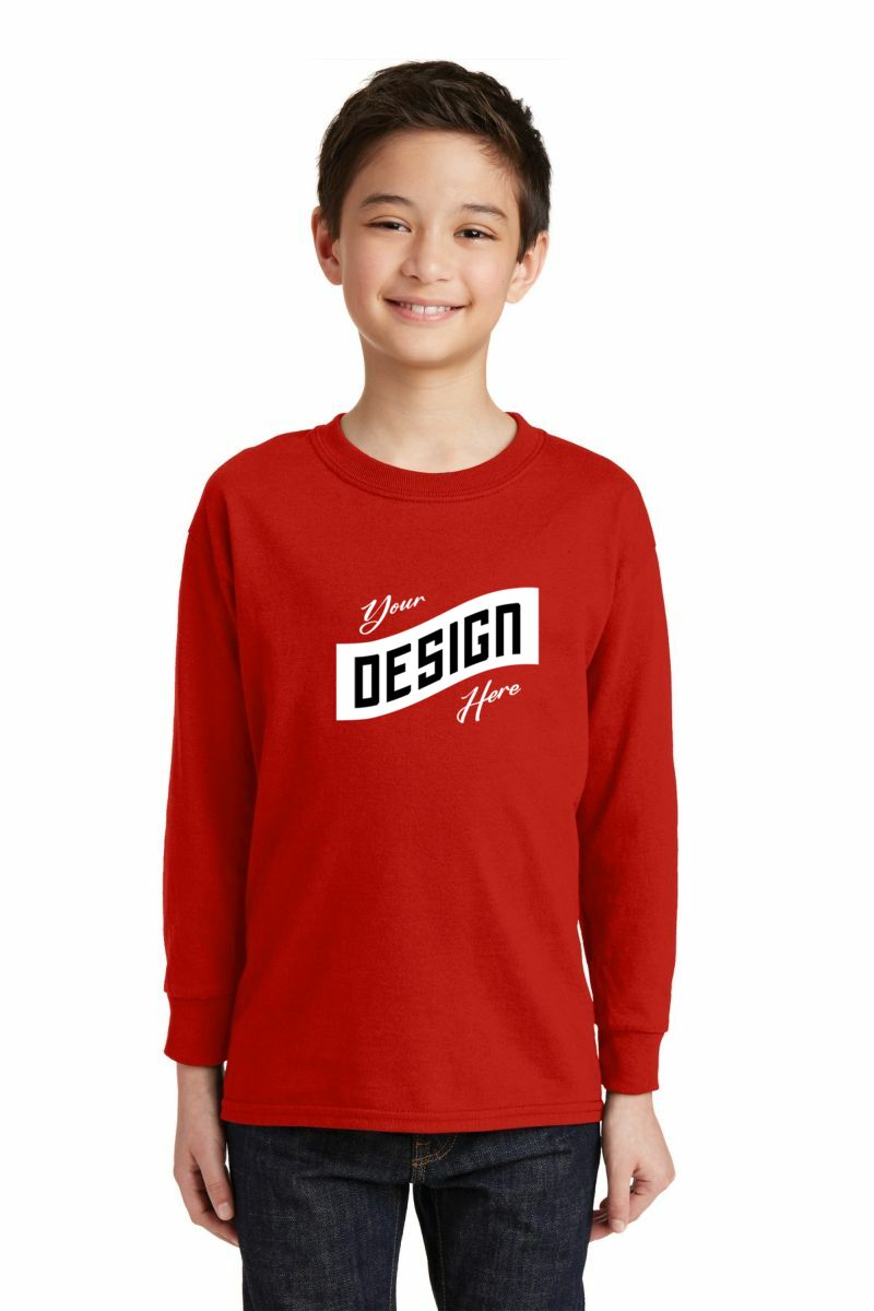 Gildan ® Youth Heavy Cotton 100% Cotton Long Sleeve T-Shirt