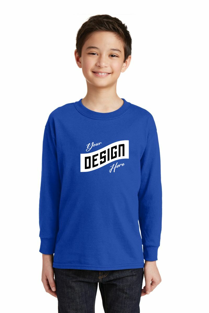 Gildan ® Youth Heavy Cotton 100% Cotton Long Sleeve T-Shirt