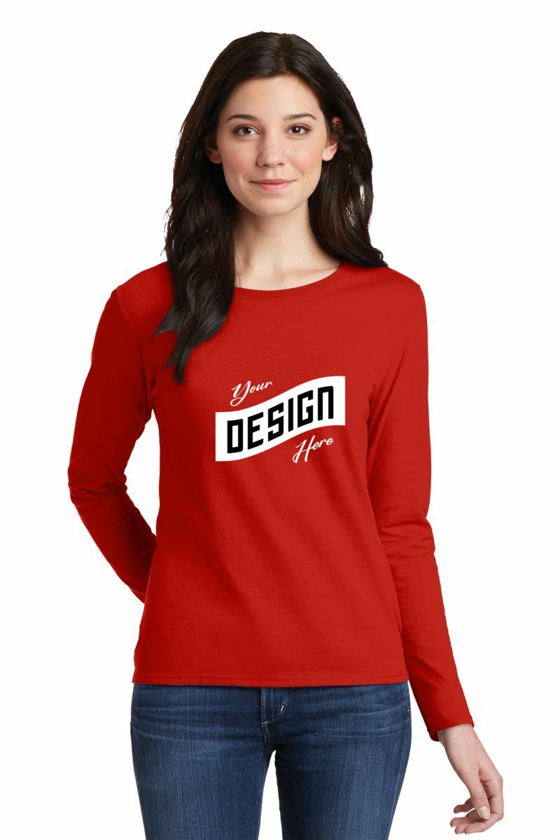 Gildan ®  Ladies Heavy Cotton ™  100% Cotton Long Sleeve T-Shirt