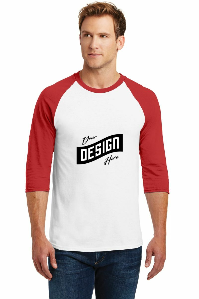 Gildan ®  Heavy Cotton ™  3/4-Sleeve Raglan T-Shirt