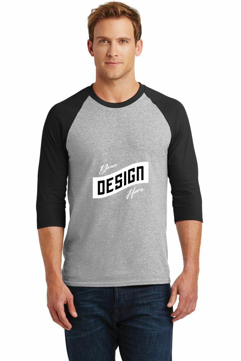 Gildan ®  Heavy Cotton ™  3/4-Sleeve Raglan T-Shirt