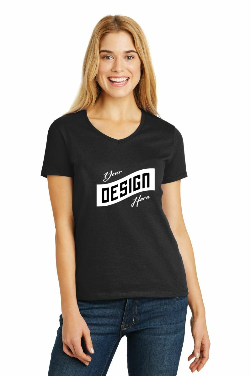  DISCONTINUED  Hanes ®  Ladies ComfortSoft ®  V-Neck Tee