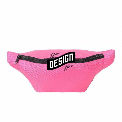 Waterproof Ribstop Waist Fanny Packs W/ 1 Zipper