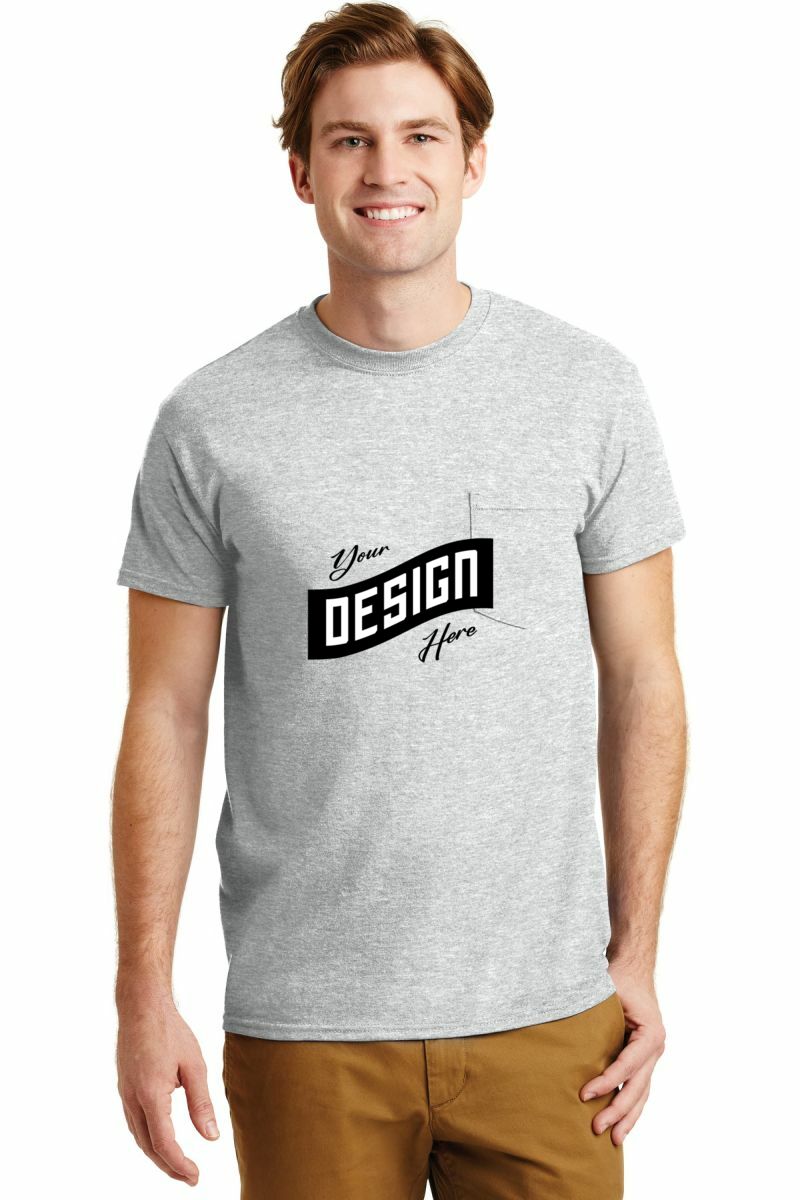 Gildan ® - DryBlend ® 50 Cotton/50 Poly Pocket T-Shirt