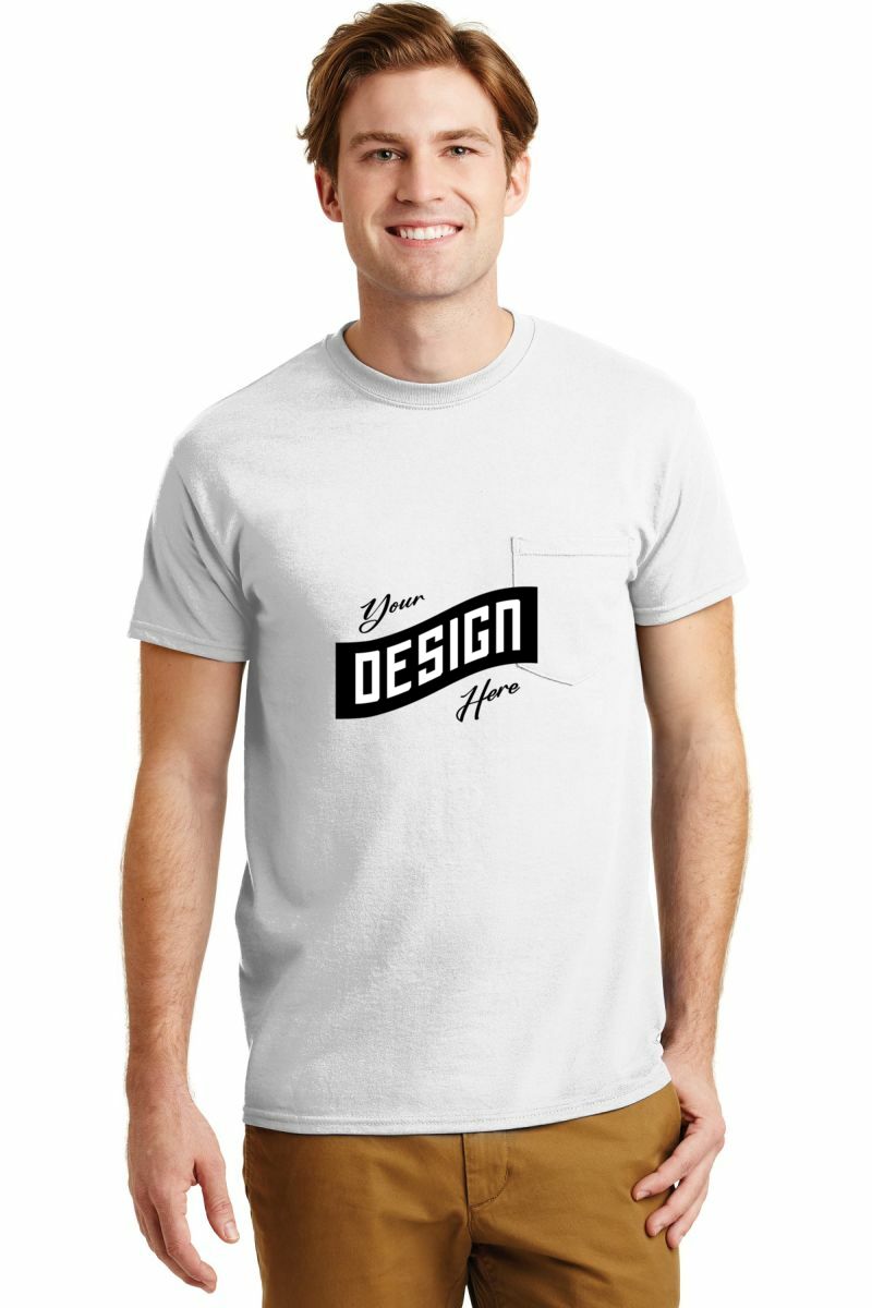 Gildan ® - DryBlend ® 50 Cotton/50 Poly Pocket T-Shirt