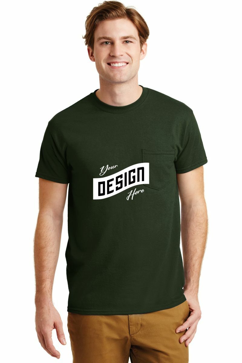 Gildan ® - DryBlend ® 50 Cotton/50 Poly Pocket T-Shirt