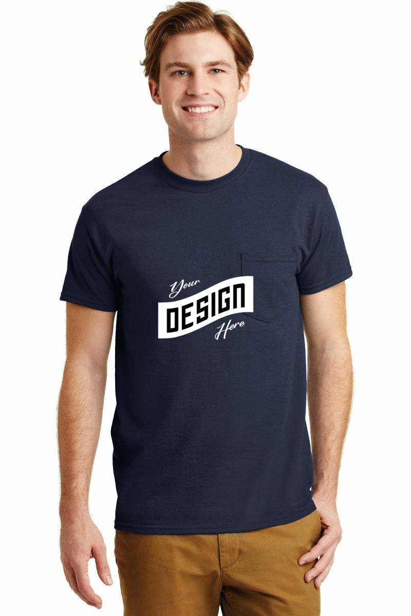Gildan ® - DryBlend ® 50 Cotton/50 Poly Pocket T-Shirt