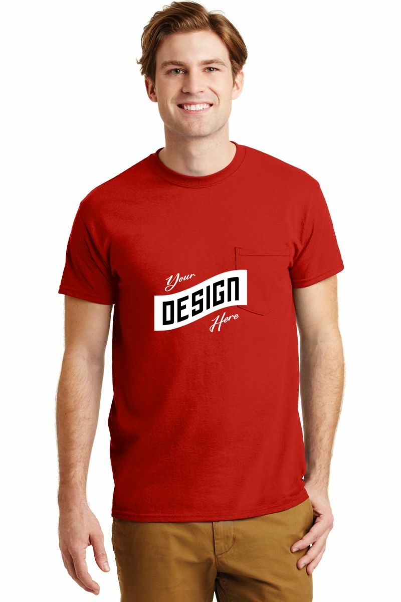 Gildan ® - DryBlend ® 50 Cotton/50 Poly Pocket T-Shirt
