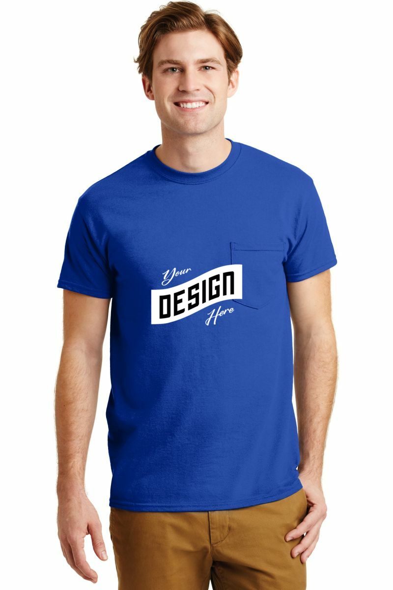 Gildan ® - DryBlend ® 50 Cotton/50 Poly Pocket T-Shirt