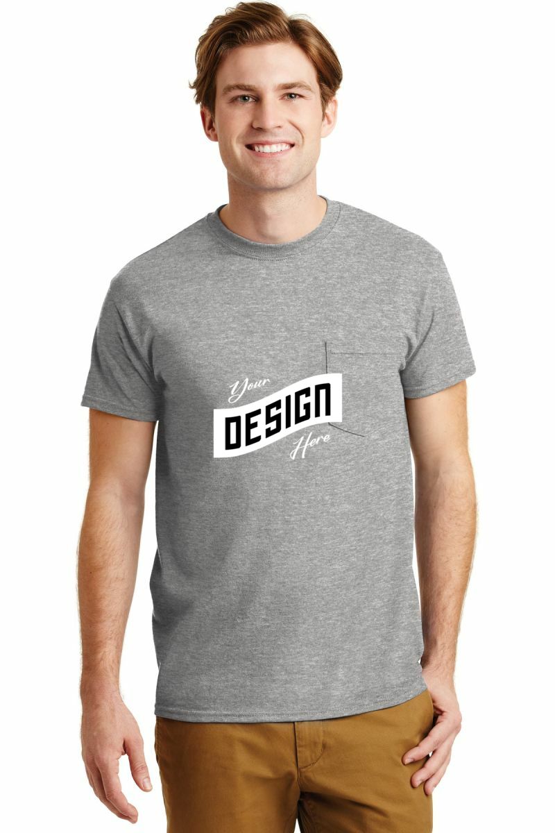 Gildan ® - DryBlend ® 50 Cotton/50 Poly Pocket T-Shirt