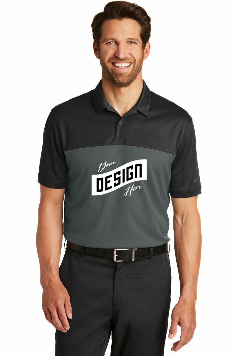 DISCONTINUED  Nike Dri-FIT Colorblock Micro Pique Polo