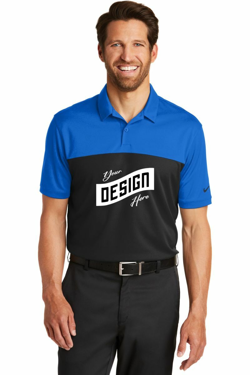  DISCONTINUED  Nike Dri-FIT Colorblock Micro Pique Polo