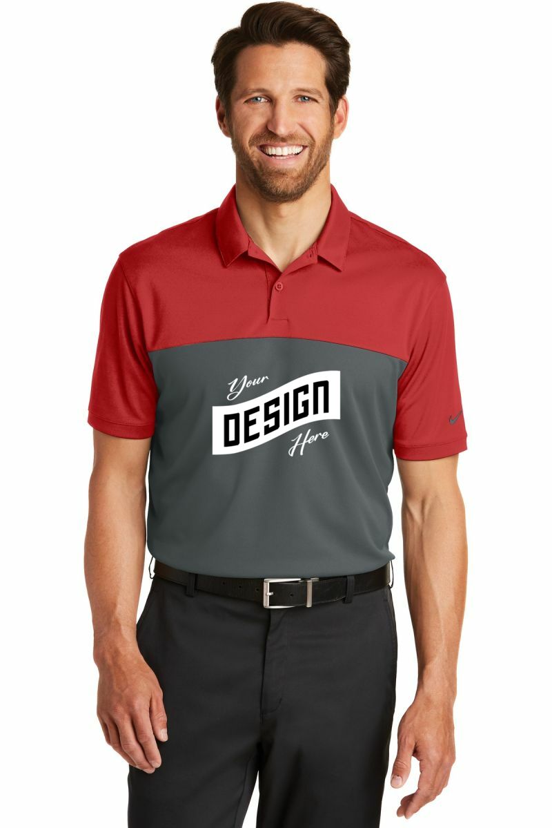  DISCONTINUED  Nike Dri-FIT Colorblock Micro Pique Polo