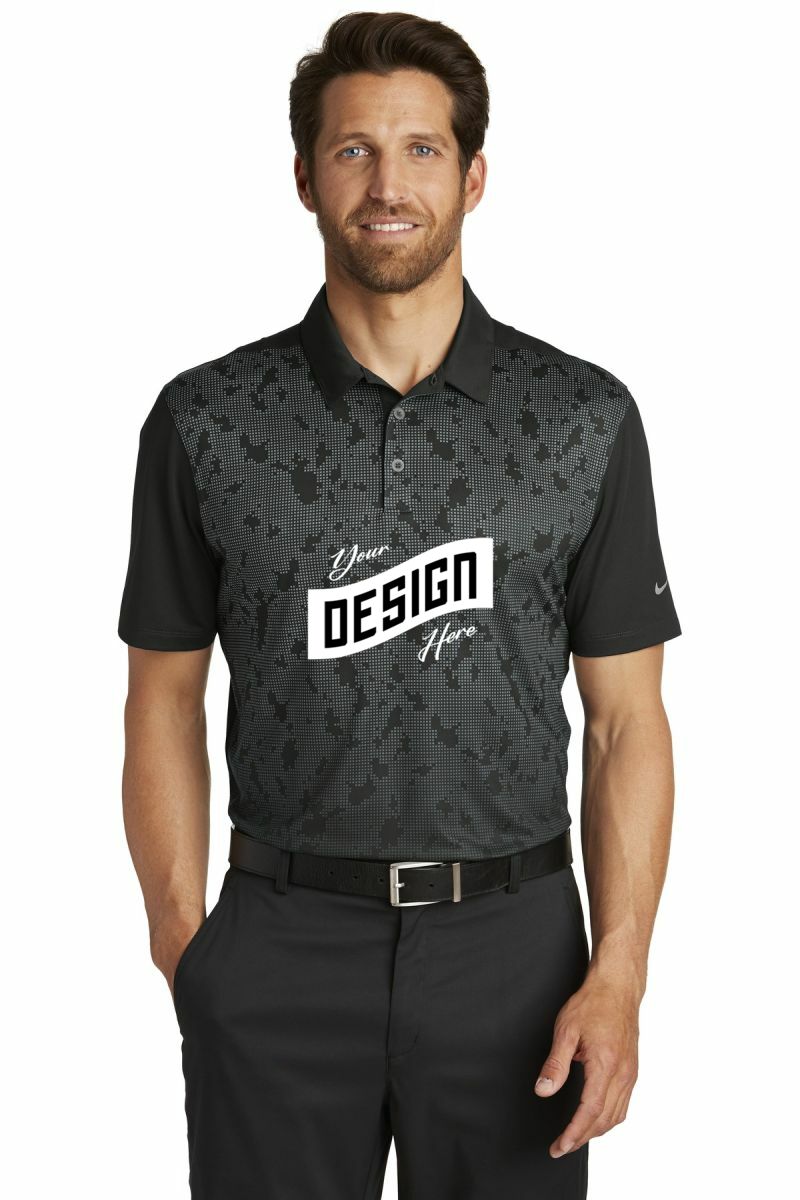  DISCONTINUED  Nike Dri-FIT Mobility Camo Polo