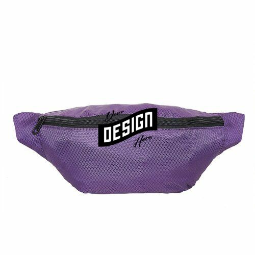 Waterproof Ribstop Waist Fanny Packs W/ 1 Zipper