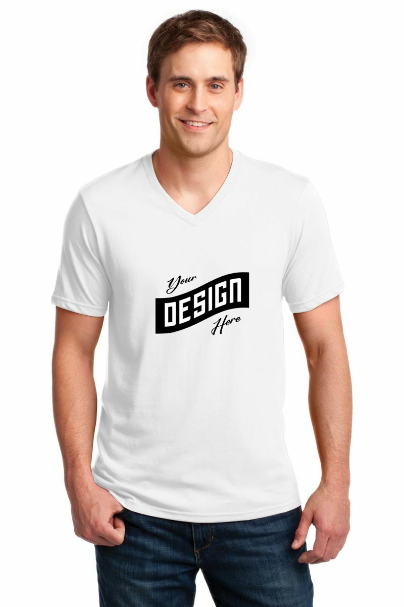  DISCONTINUED  Anvil ®  100% Combed Ring Spun Cotton V-Neck T-Shirt