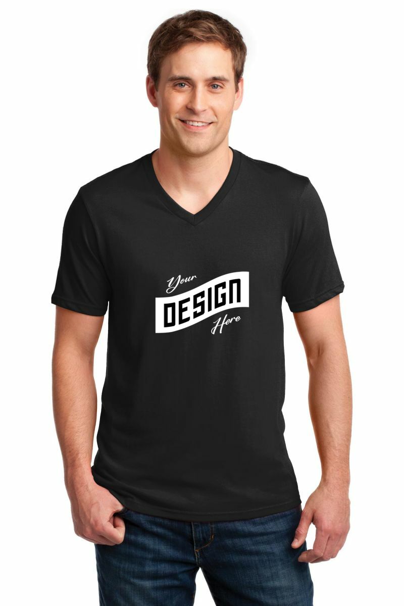 DISCONTINUED  Anvil ®  100% Combed Ring Spun Cotton V-Neck T-Shirt