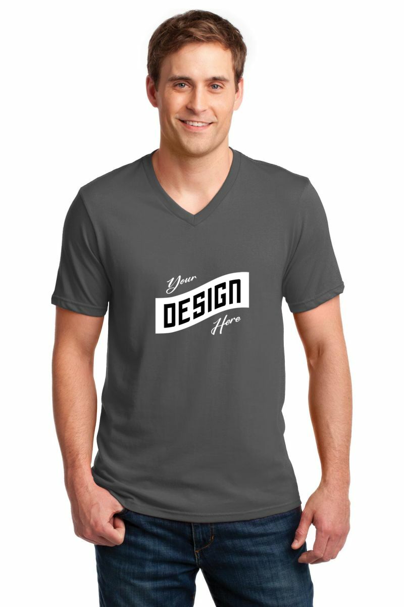  DISCONTINUED  Anvil ®  100% Combed Ring Spun Cotton V-Neck T-Shirt