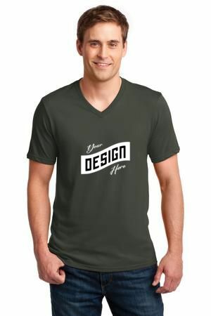  DISCONTINUED  Anvil ®  100% Combed Ring Spun Cotton V-Neck T-Shirt