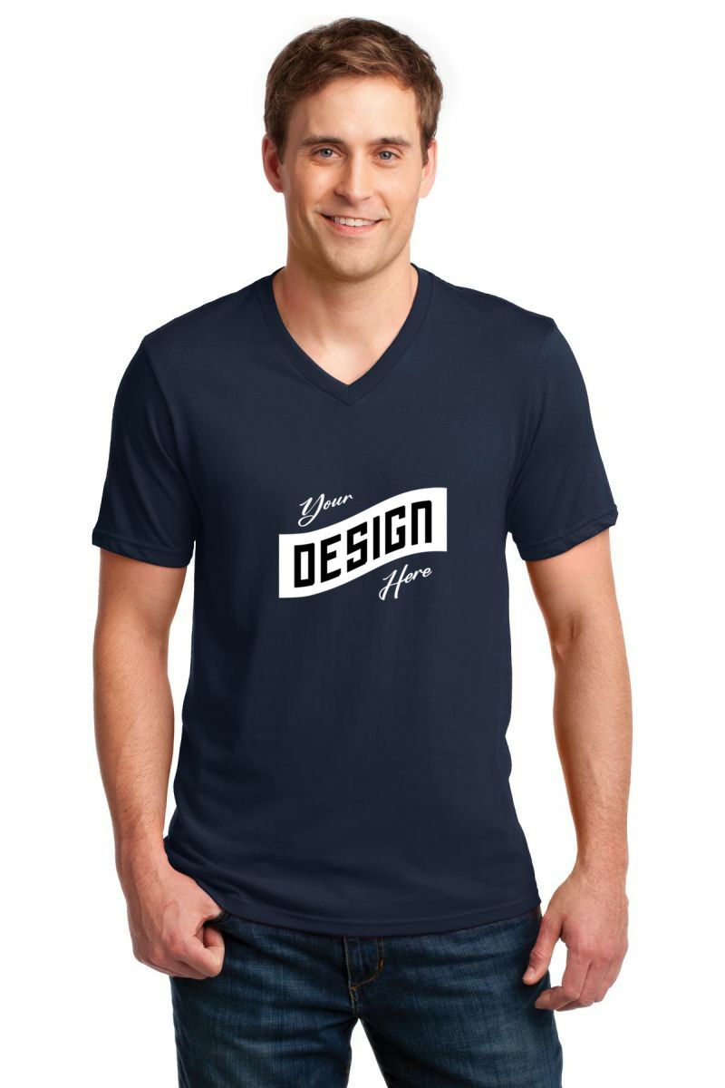  DISCONTINUED  Anvil ®  100% Combed Ring Spun Cotton V-Neck T-Shirt