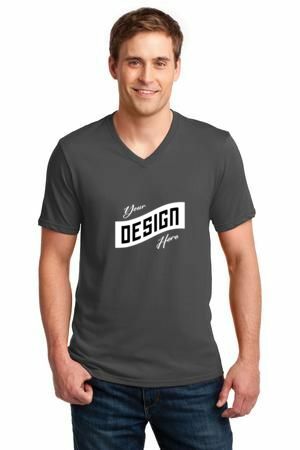  DISCONTINUED  Anvil ®  100% Combed Ring Spun Cotton V-Neck T-Shirt