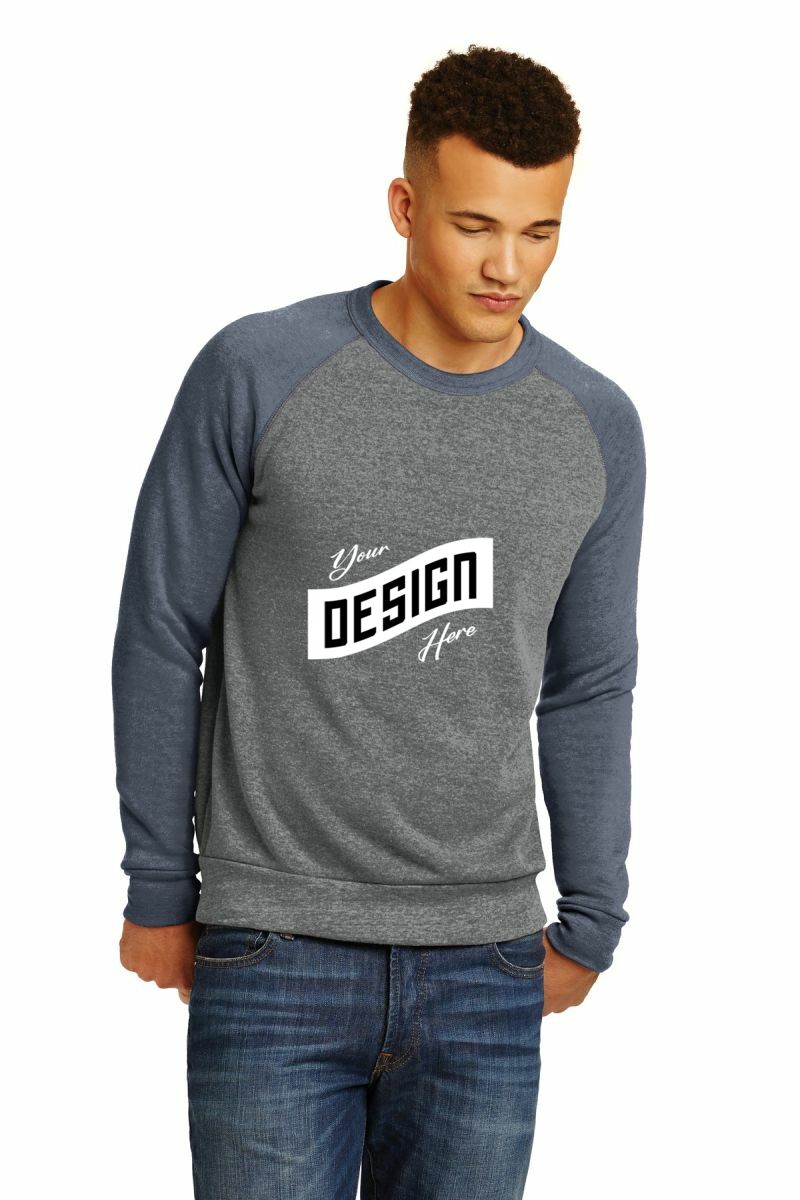  DISCONTINUED  Alternative Champ Colorblock Eco ™ -Fleece Sweatshirt