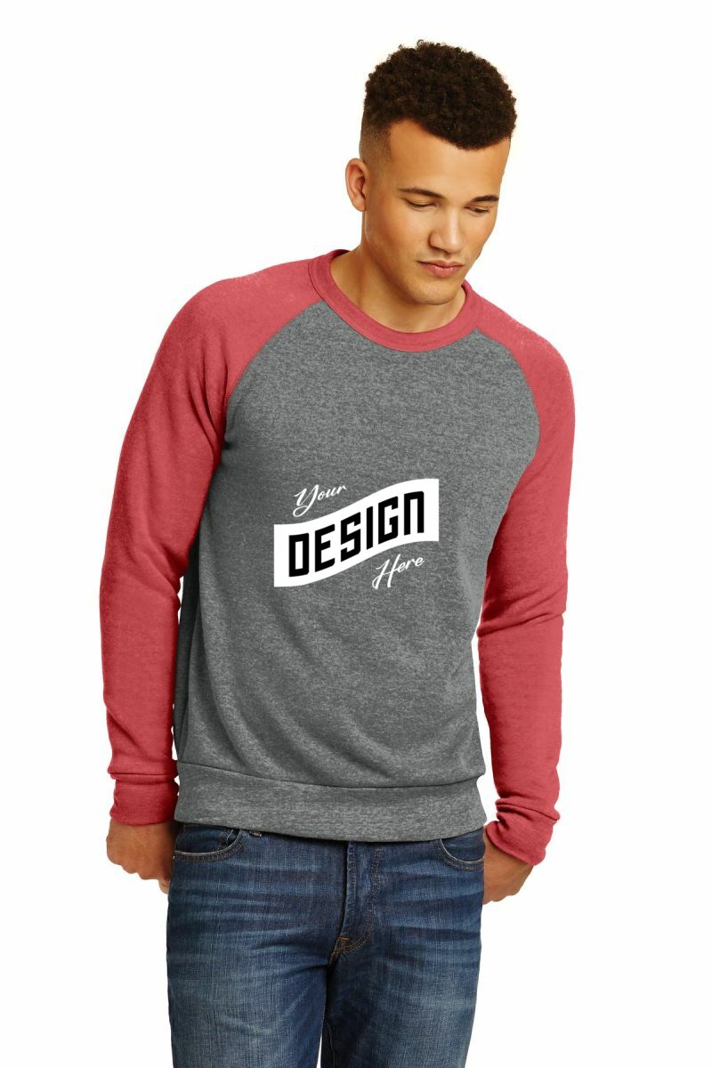  DISCONTINUED  Alternative Champ Colorblock Eco ™ -Fleece Sweatshirt