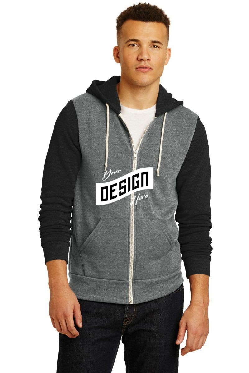  DISCONTINUED  Alternative Colorblock Rocky Eco ™ -Fleece Zip Hoodie