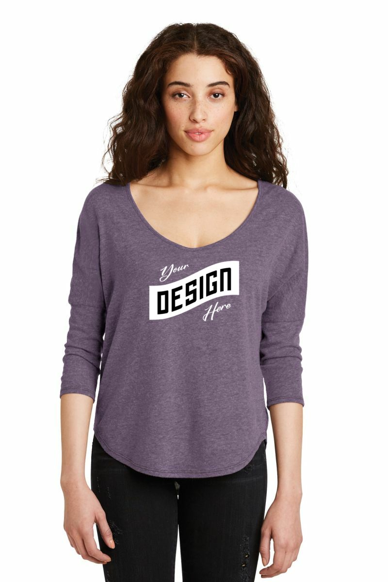  DISCONTINUED  Alternative Women's The Curveball Vintage 50/50 Tee