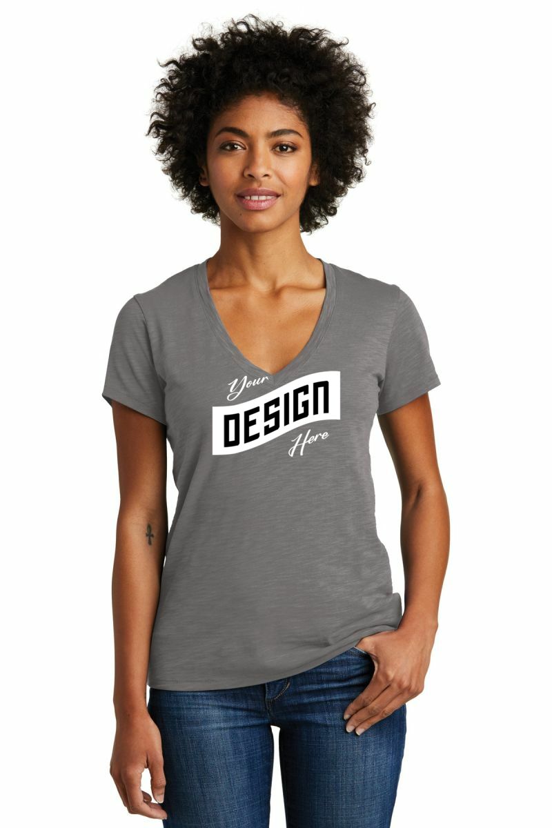  DISCONTINUED  Alternative Women's Weathered Slub So-Low V-Neck Tee