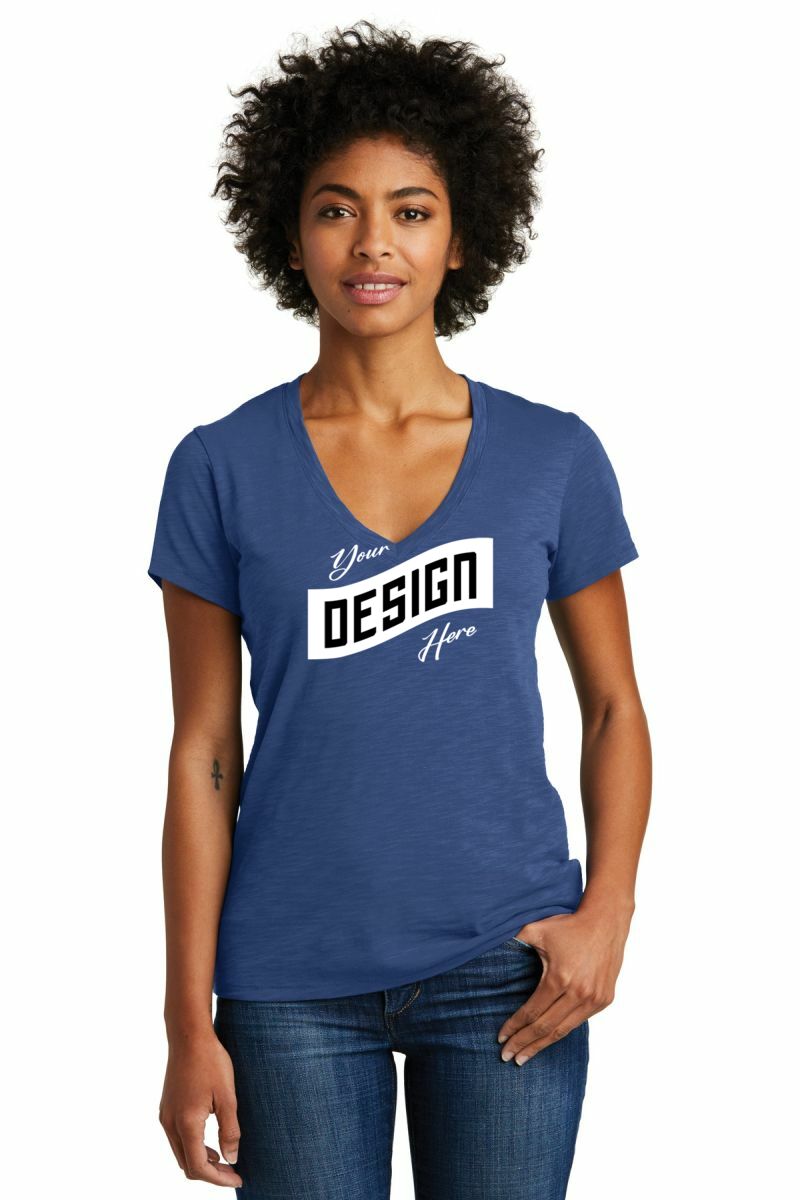  DISCONTINUED  Alternative Women's Weathered Slub So-Low V-Neck Tee