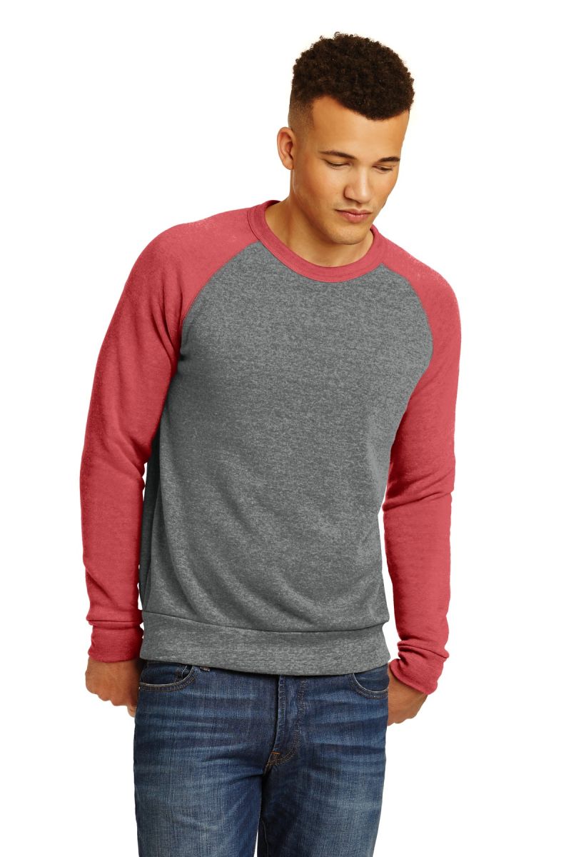  DISCONTINUED  Alternative Champ Colorblock Eco ™ -Fleece Sweatshirt