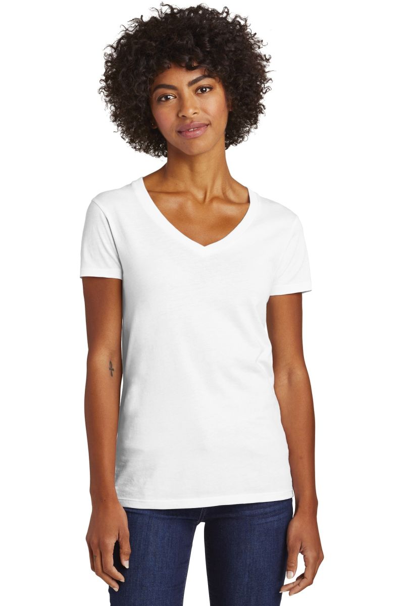  DISCONTINUED  Alternative Women's Runaway Blended Jersey V-Neck Tee