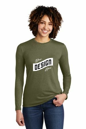 Allmade ® Women's Tri-Blend Long Sleeve Tee AL6008