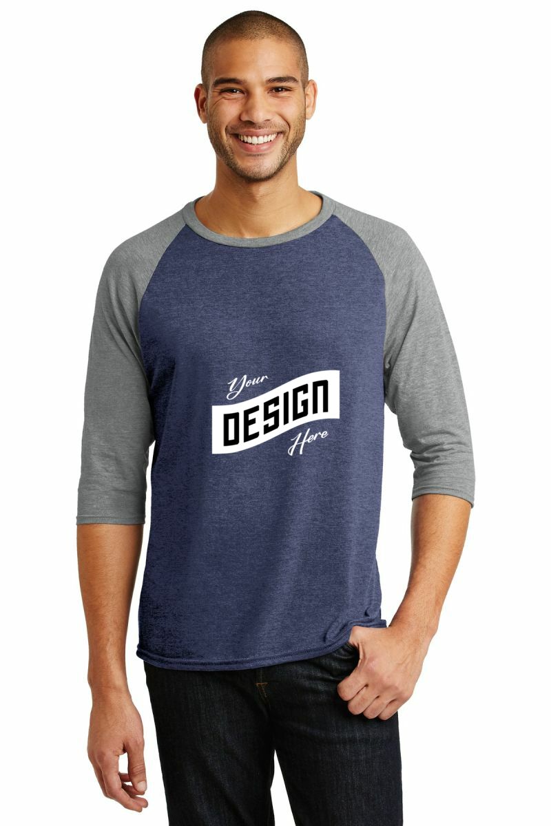  DISCONTINUED  Anvil ®  Tri-Blend 3/4-Sleeve Raglan Tee