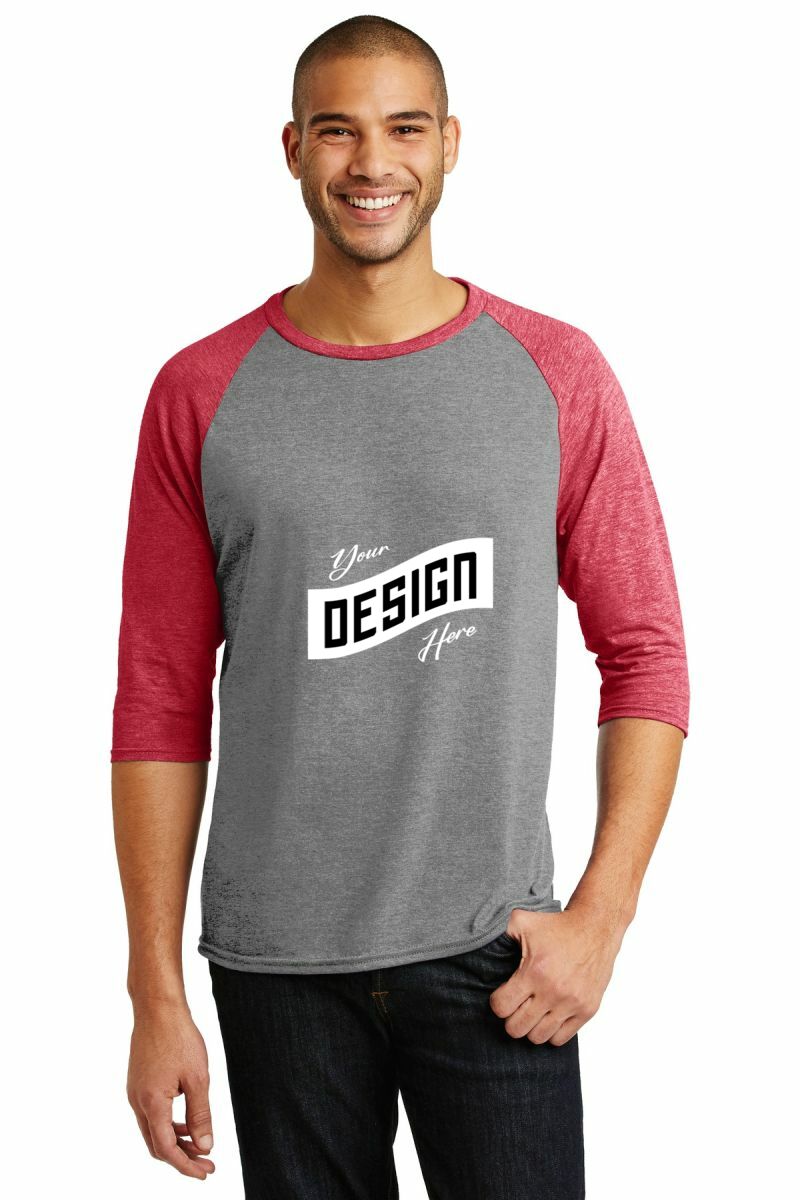 DISCONTINUED  Anvil ®  Tri-Blend 3/4-Sleeve Raglan Tee