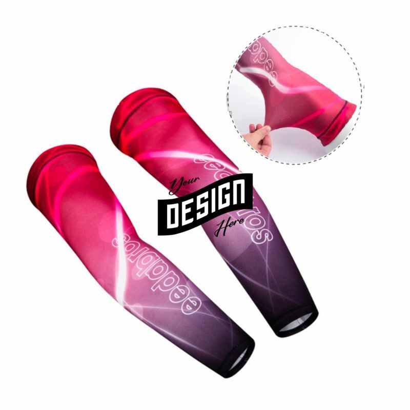 Dye-Sublimated Stretchy Arm Sleeves, Youth & Adult Size