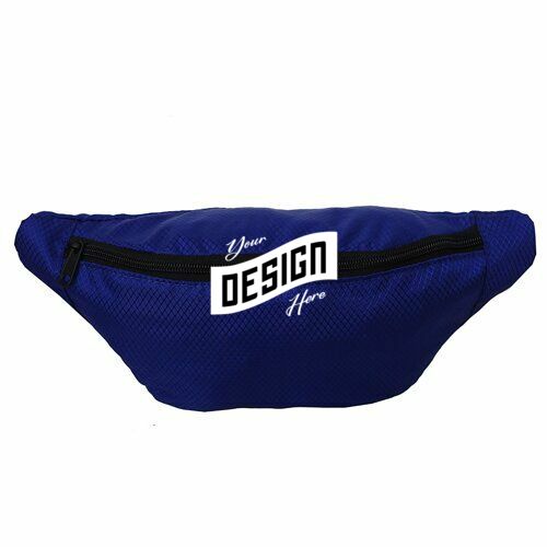 Waterproof Ribstop Waist Fanny Packs W/ 1 Zipper