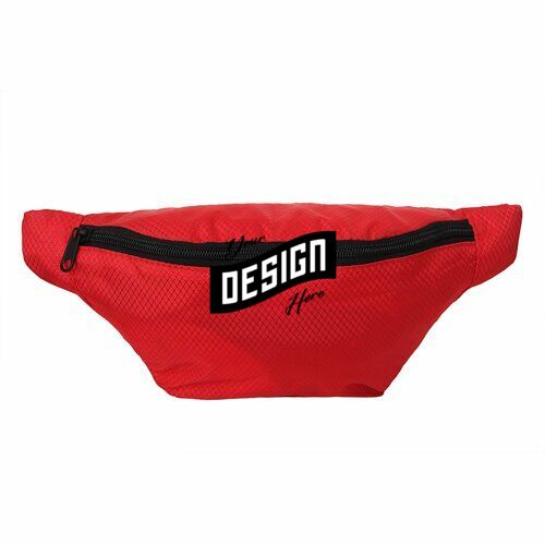 Waterproof Ribstop Waist Fanny Packs W/ 1 Zipper