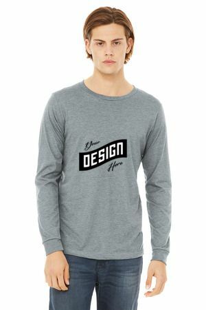 BELLA+CANVAS ® Unisex Heather CVC Long Sleeve Tee BC3501CVC